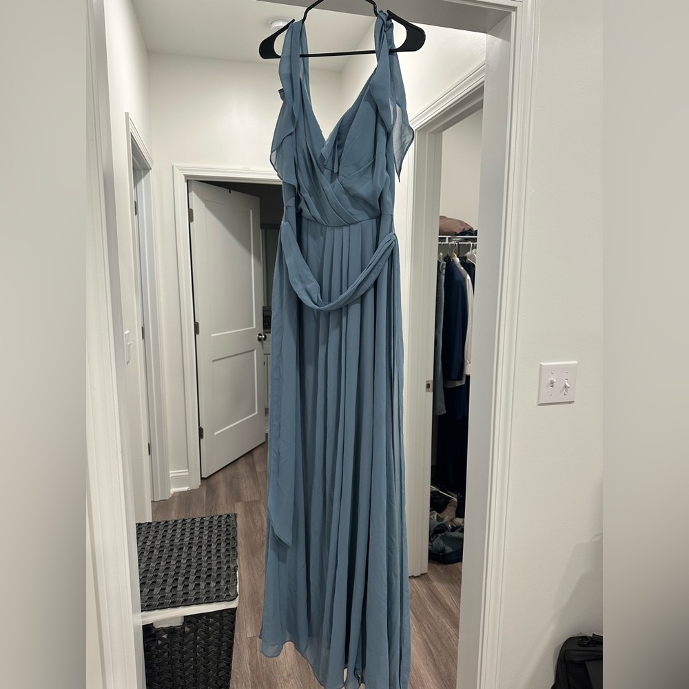 Dusty Blue Bridesmaid/Formal Dress
